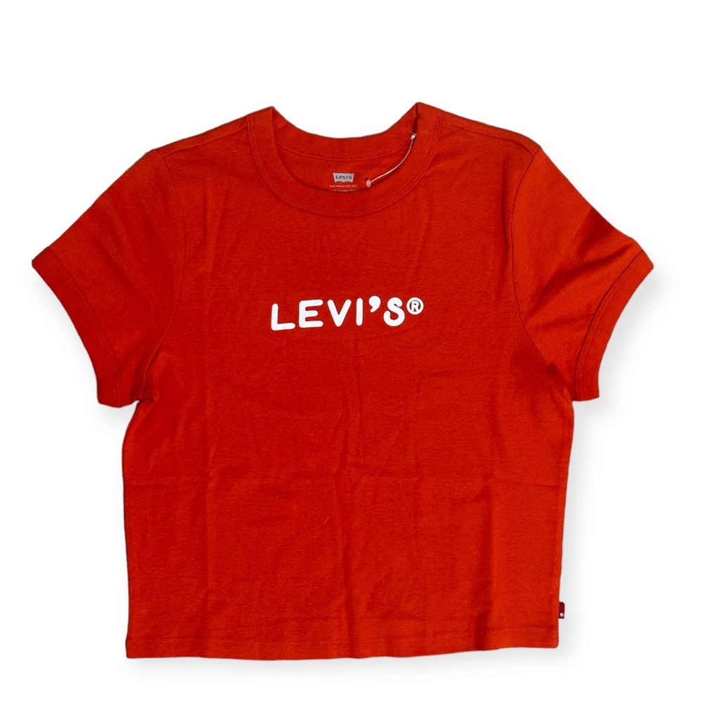 Levi’s Red Y2K Retro Logo Casual T-Shirt NWT